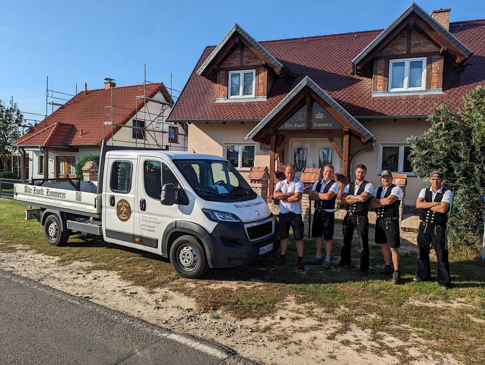 Team der Alten Zunft Zimmerei