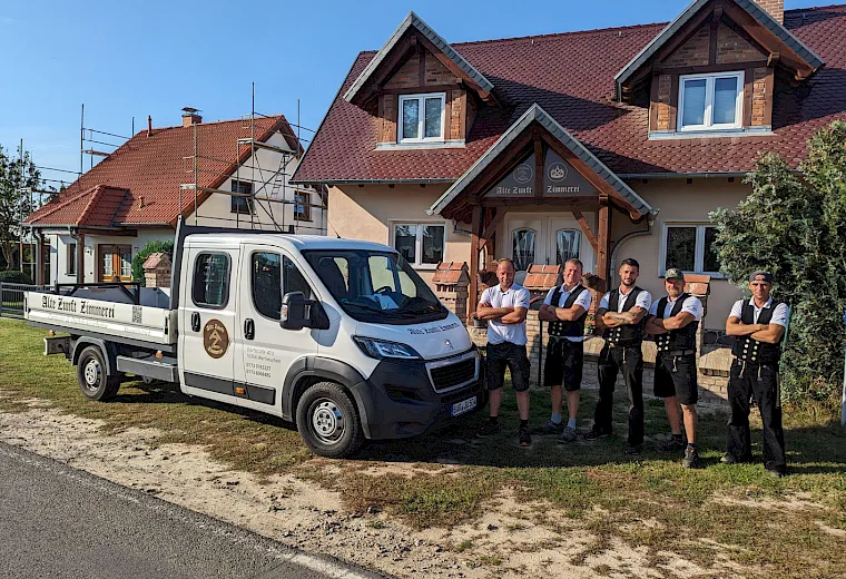 Team der Alten Zunft Zimmerei