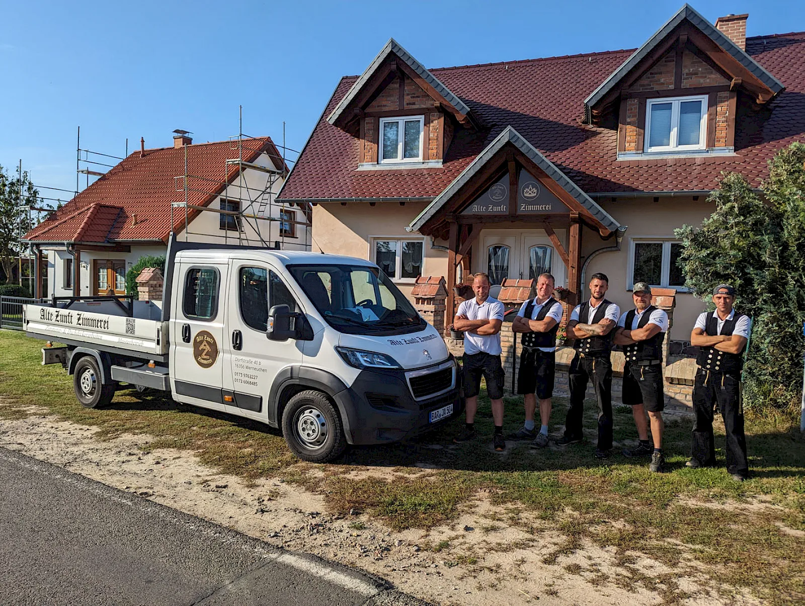 Team der Alten Zunft Zimmerei