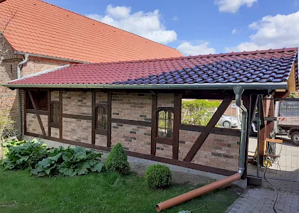 Carports, Terrassen und Eingangsbereiche