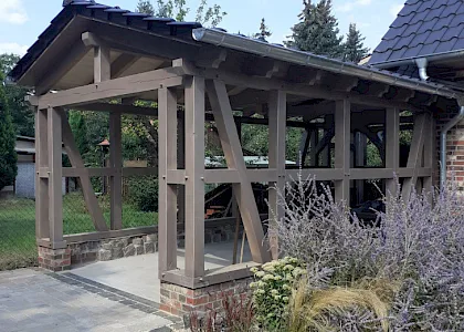 Carports, Terrassen und Eingangsbereiche